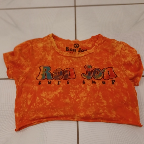 4/$40 Orange Tie Dye Tee - Size Small - Picture 5 of 5